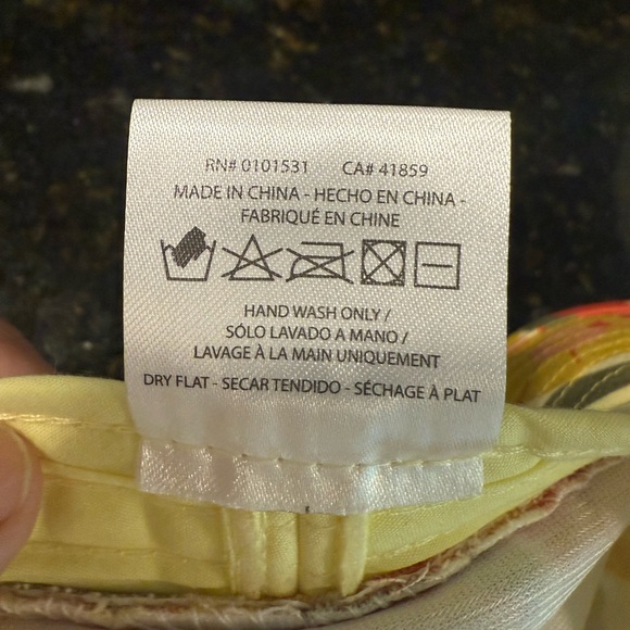 MAD Engine Retro Hippie Boho Flower Bucket Hat with Drawstring Cotton OS - Picture 10 of 10